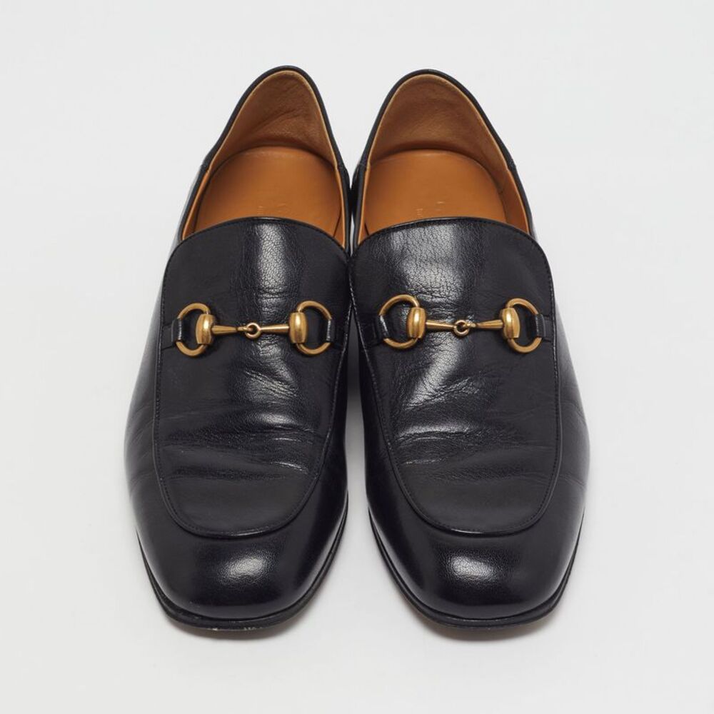 Gucci Horsebit Size 43 Black Leather Loafers - Picture 3 of 7